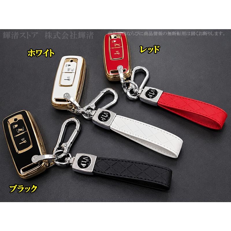 ホンダ バイク用 TPU レザー スマートキーケース キーカバー リード125