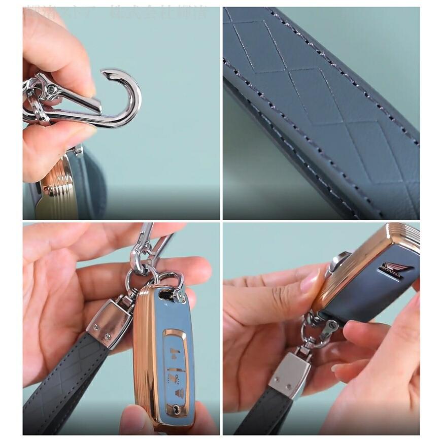 ホンダ バイク用 TPU レザー スマートキーケース キーカバー ホンダ バイク用 TPU レザー スマートキーケース キーカバー