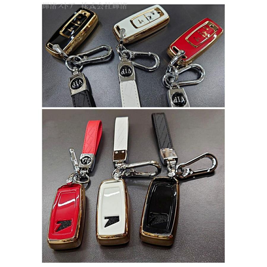 ホンダ バイク用 TPU レザー スマートキーケース キーカバー リード125