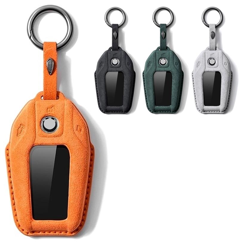 BMW スエード調 レザー キーケース キーカバー キーホルダー X3 G01