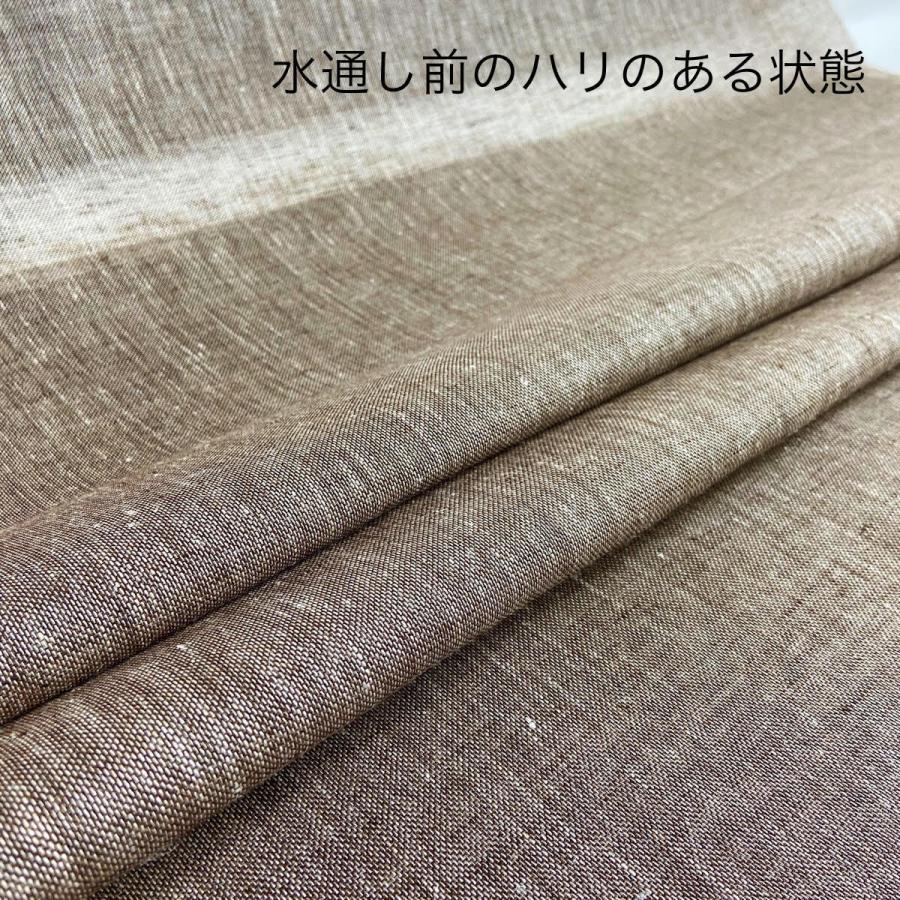 日本製 麻生地 幅104cm 50cm単位 麻 リネン100％ 薄手  