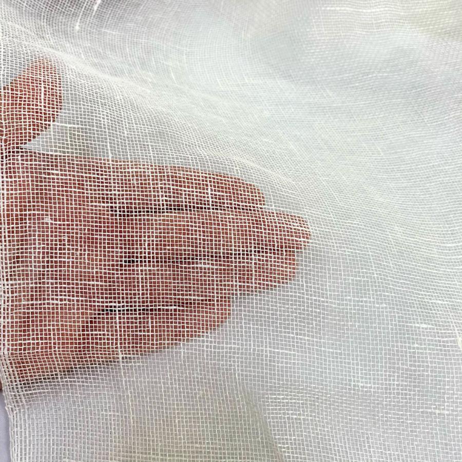 老舗の本麻国産蚊帳生地　幅１００ｃｍ　リネン１００％　日本製　メッシュ　ガーゼ　送料無料