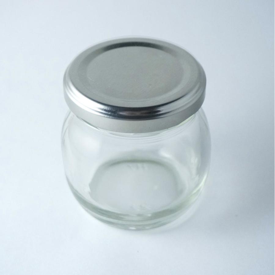 ガラス瓶 101個セット　ハンドメイド　ジャム瓶　キャンドル ジャム瓶50 まる型106ml フタ付き 10個 保存容器 ガラス製 [日曜祝日