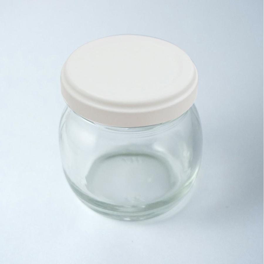 ジャム瓶50 まる型106ml フタ付き 10個 保存容器 ガラス製 [日曜祝日