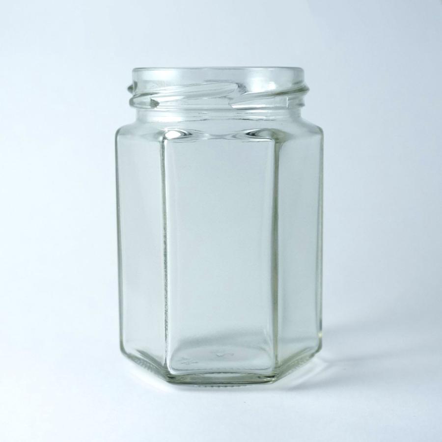 ガラス瓶 101個セット　ハンドメイド　ジャム瓶　キャンドル ジャム瓶50 6角150ml フタ付き 1個 保存容器 ガラス製 [日曜祝日 配送