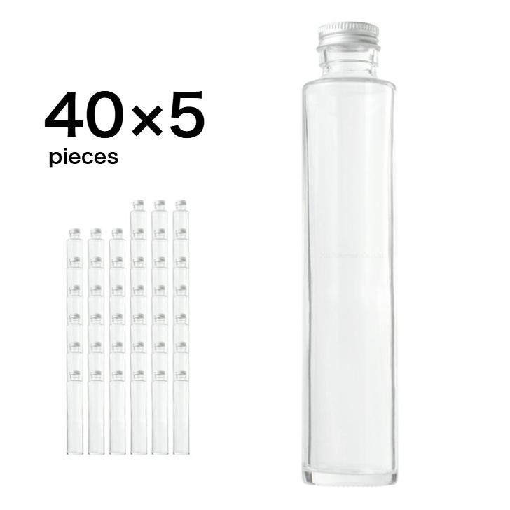 ハーバリウム瓶 ストレート215ml フタ付き 40個セット 取り寄せ Cg26 40 キャンドル材料卸販売キナリ 通販 Yahoo ショッピング