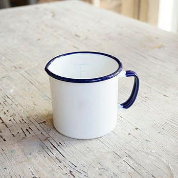 ホーロービーカー 野田琺瑯 日本製 0.3L 目盛り付き [日曜祝日 配送