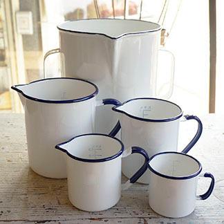 ホーロービーカー 野田琺瑯 日本製 1L 目盛り付き [日曜祝日 配送休業