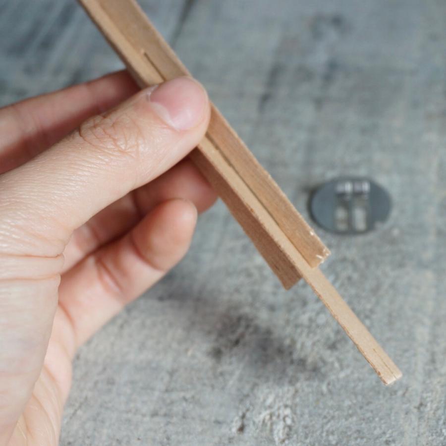 キャンドル用 ウッドウィック (木製芯) クロスタイプ 13mm×130mm 6本