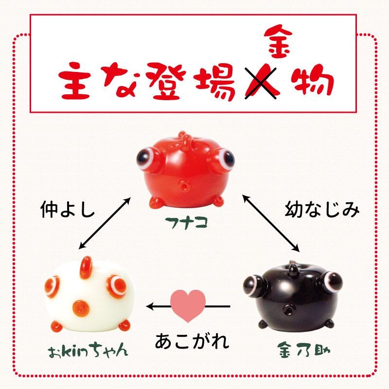 帯飾り　「金魚切子」　根付　ストラップ　キーホルダー c92b8de271539a77a1bc2e2a4c398c