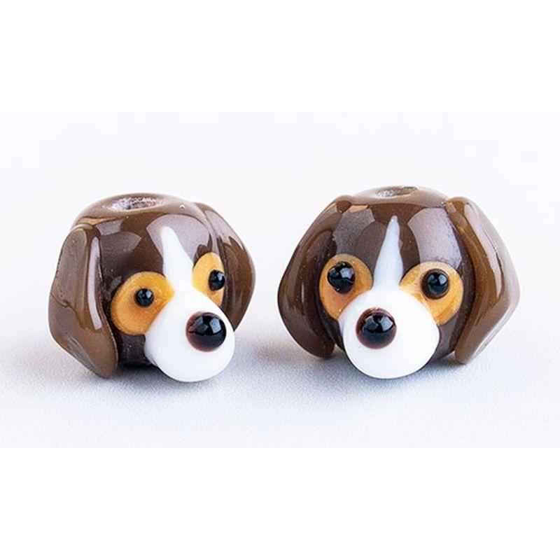 dog　犬 創作　細密　トンボ玉 ガラスのジュエリーy2559-476　作家 dog 犬 創作 細密 トンボ玉 ガラスのジュエリーy2559-476 作家 【公式
