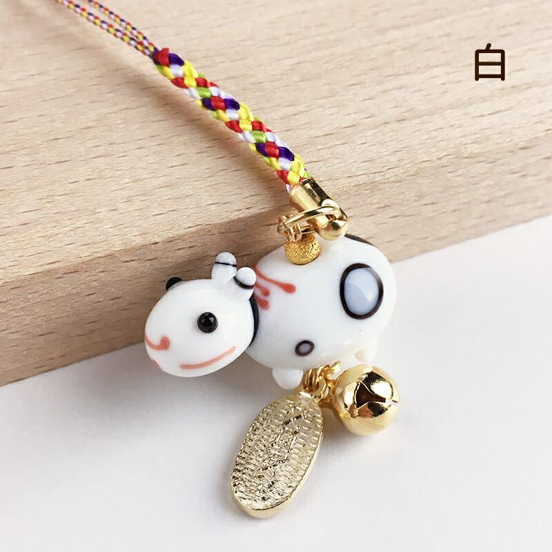 和風イヤリング　まめ。　玄弥　烏　煉　キーホルダー　ストラップ 日本銘石 龍宝ストラップ (62) 宝珠 風水 お守 ストラップ