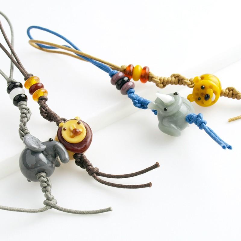 お得な2個セット」「アニマル ストラップ 01」動物 象 グッズ ゾウ