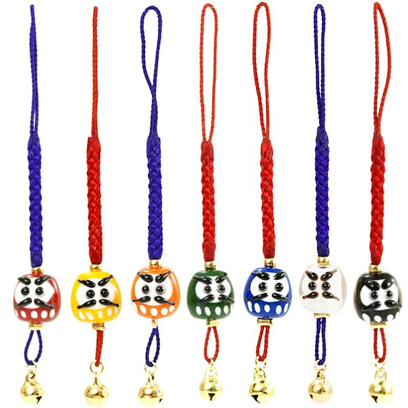 開運 豆 だるま 根付」受験 合格祈願 グッズ 携帯ストラップ おしゃれ