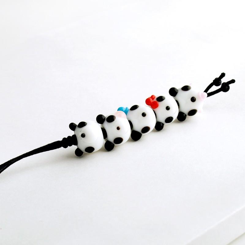 親子 パンダ ストラップ 01 パンダ グッズ 携帯ストラップ おしゃれ お守り Stpanmini1 とんぼ玉専門店 きなりがらす 通販 Yahoo ショッピング