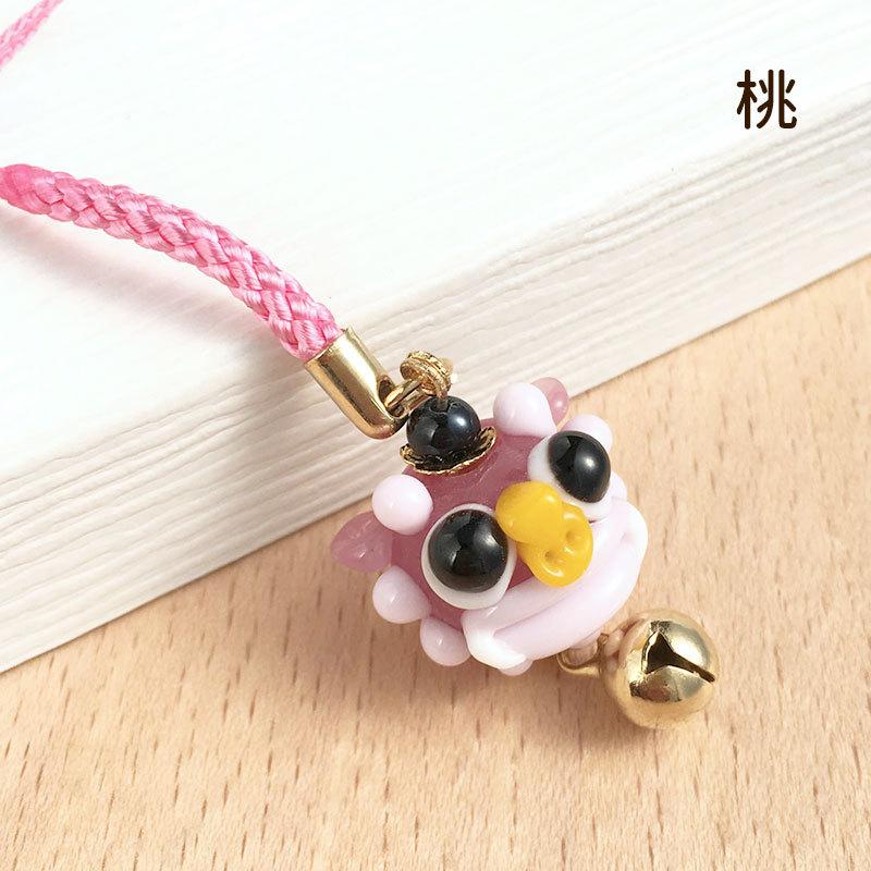 シーサー 根付 01 メス」ストラップ スマホ シーサー かわいい ミニ