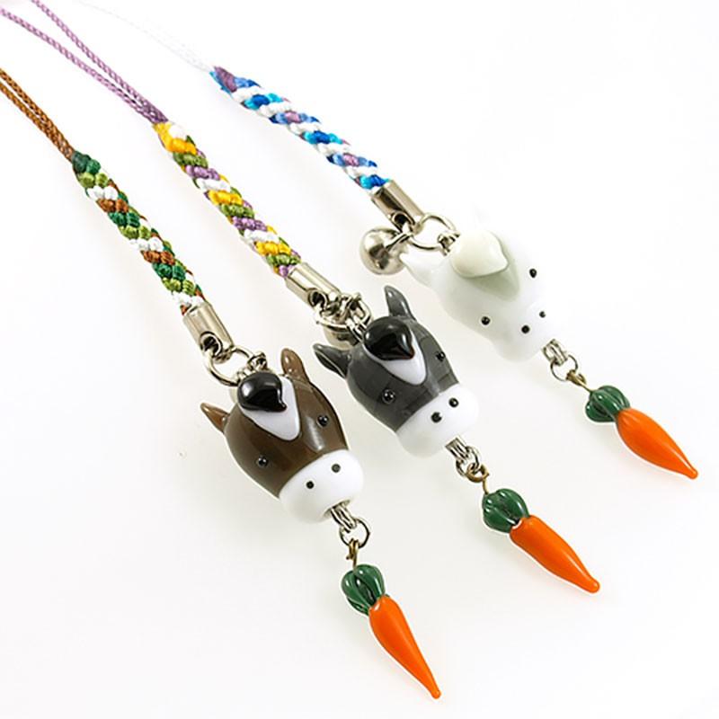 ほっこり ホース 根付」馬 競馬 グッズ 携帯ストラップ おしゃれ