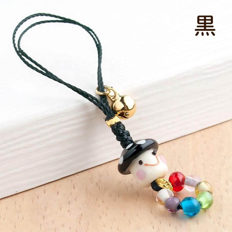 厄除け プチ きのこ ストラップ」厄除け 七色 お守り グッズ キノコ