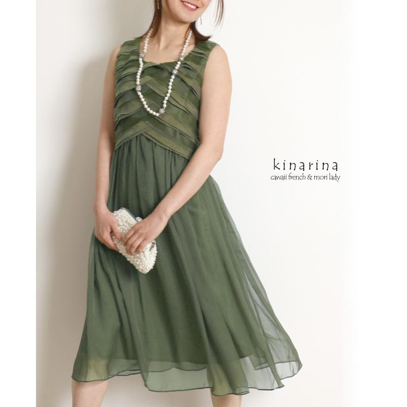 総代理店 大特価アウトレット Cawaii French ミルフィーユのようなレイヤードデザインがお洒落なシフォンワンピース カーキ 返品交換 最安値買取 Www Eduka Rs
