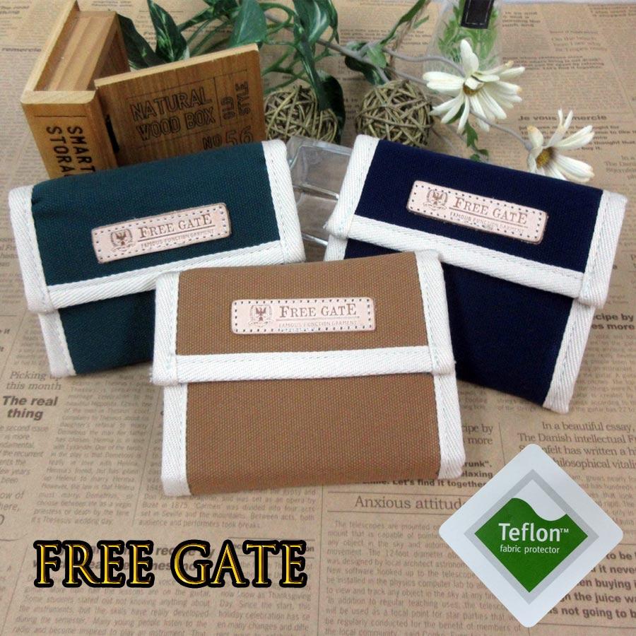 FREE GATE（フリーゲート） マジックテープ 財布 折り財布 ベリベリ