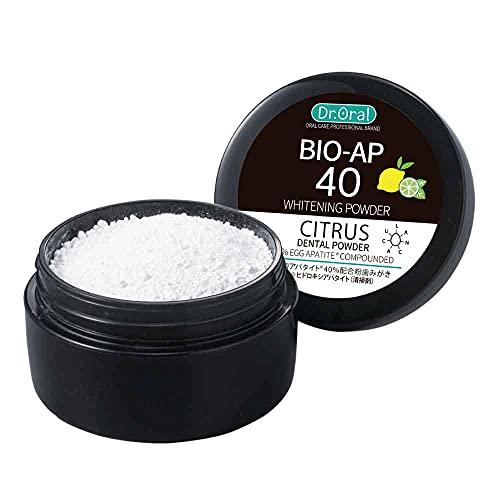 ドクターオーラル Dr.Oral ホワイトニングパウダー 卵殻アパタイト40%・重曹・ポリリン酸・キシリトール配合 シトラスフレーバー 25g 歯垢・黄ばみオ（Yahoo!・KINAストア）