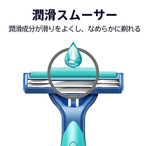 ジレット カスタムプラスEX 使い捨て カミソリ 10本 首振式2枚刃 潤滑スムーサー 髭剃り カミソリ 男性 メンズ｜kinastore｜02