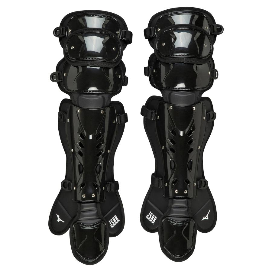 Mizuno ブラック レガース Mサイズ MIZUNO ミズノ ミズノプロ MizunoPro 硬式用 キャッチャー用