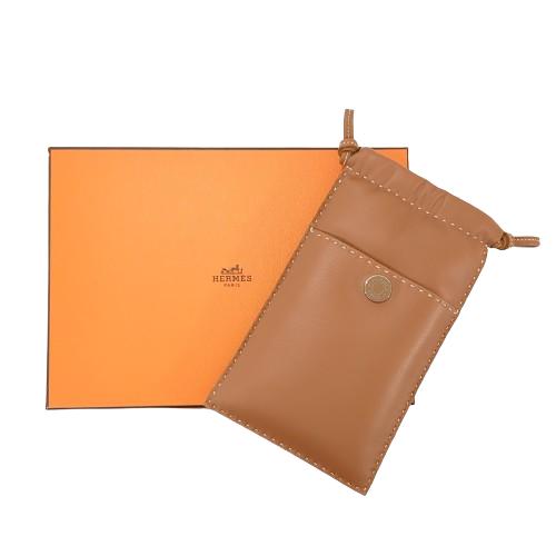 HERMES 【未使用】 エルメス Pilo ピロ レザー アニョ ポーチ HERMES 【未使用】 エルメス Pilo ピロ レザー アニョ ポーチ