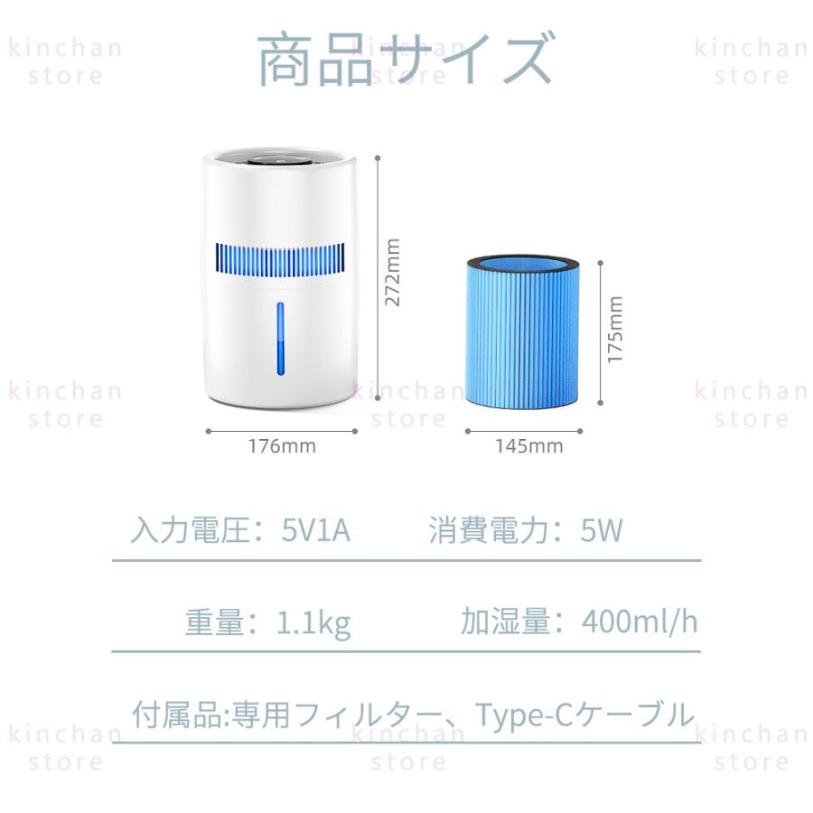 加湿器 気化式 YUNIA 4L 空気清浄 大容量 花粉 除菌 おしゃれ goodsone_jsq002