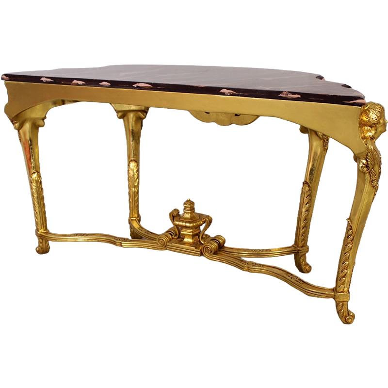 オブジェ キャビネット ブラックゴールド インテリア イベント ディスプレイ Augustus Rex Console Tableの画像
