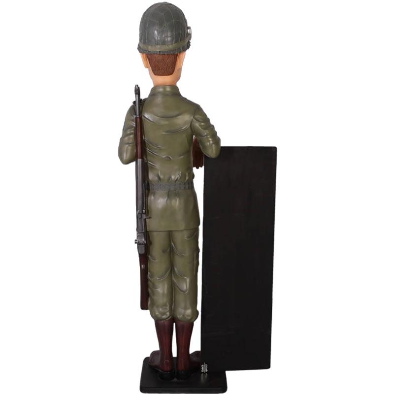 オブジェ 痩せた兵士 インテリア イベント ディスプレイ Skinny Soldier_2