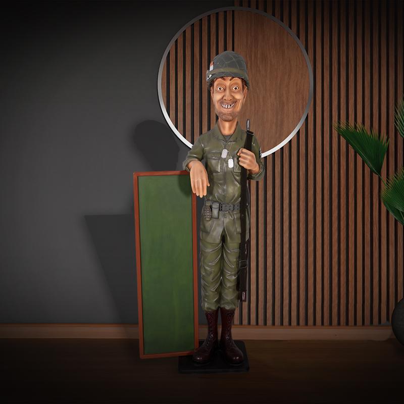 オブジェ 痩せた兵士 インテリア イベント ディスプレイ Skinny Soldier_6