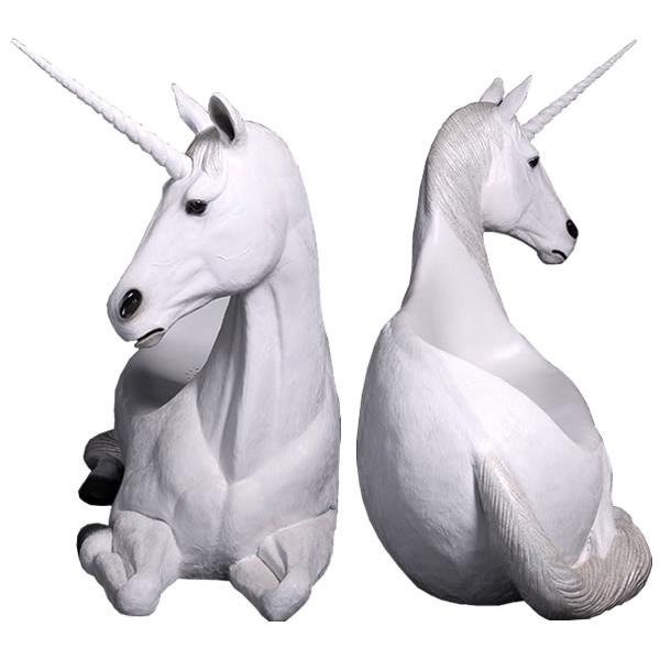 動物 オブジェ ユニコーンベンチ インテリア イベント ディスプレイ Unicorn Seatの画像