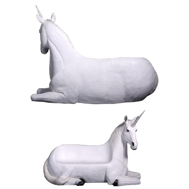 動物 オブジェ ユニコーンベンチ インテリア イベント ディスプレイ Unicorn Seatの画像