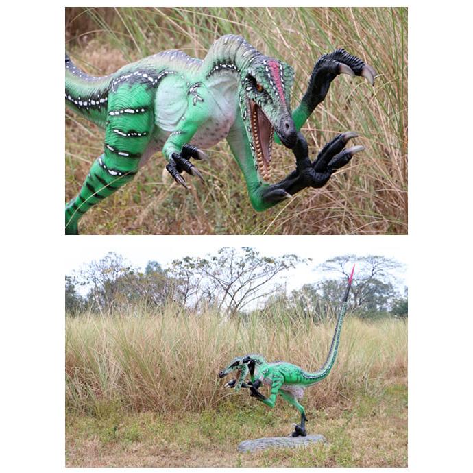 恐竜 オブジェ ヴェロキラプトル インテリア イベント ディスプレイ Ferocious Velociraptorの画像