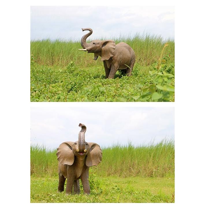 動物 オブジェ 子象 インテリア イベント ディスプレイ Elephantの画像