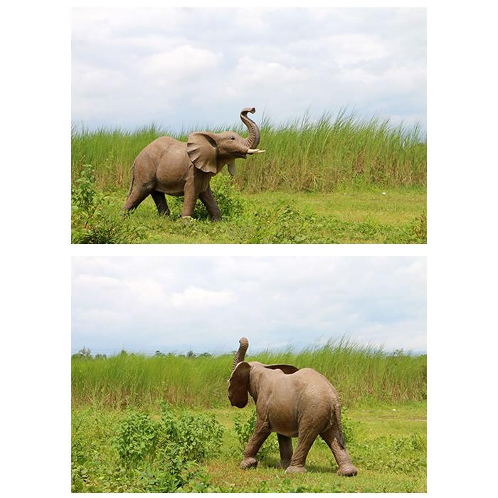動物 オブジェ 子象 インテリア イベント ディスプレイ Elephantの画像
