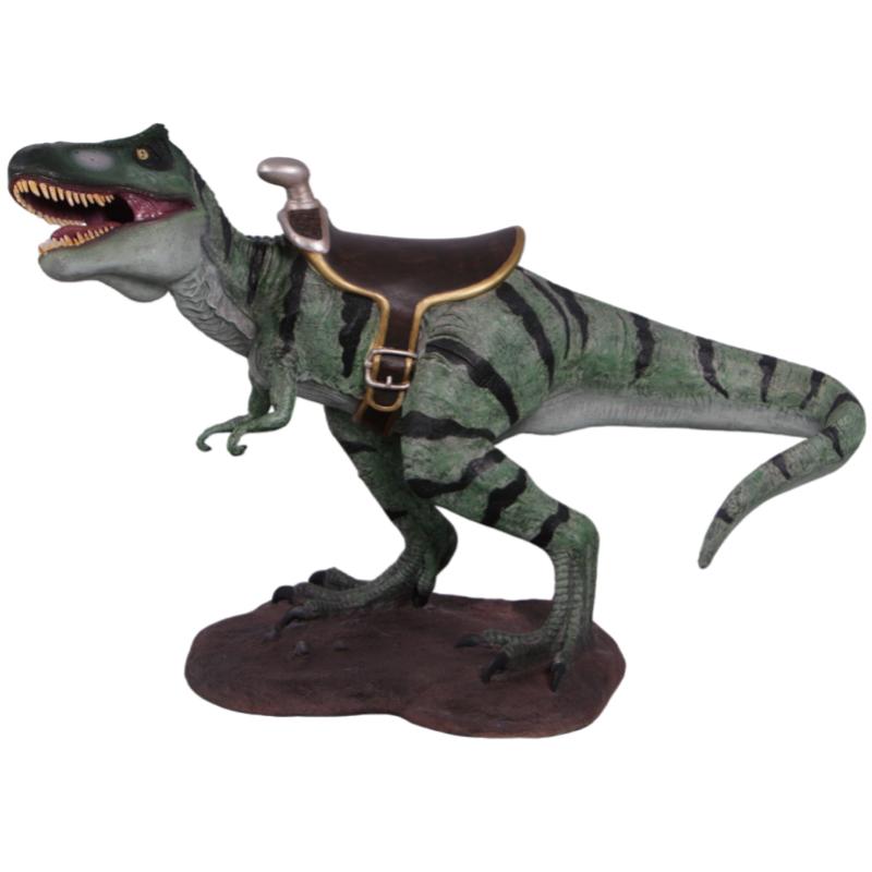恐竜 オブジェ 乗れるティレックス T-Rex with Saddle : Gracious