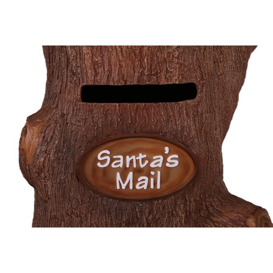 オブジェ サンタの切り株ポスト インテリア イベント ディスプレイ Santa's Tree Stump Mailbox_2