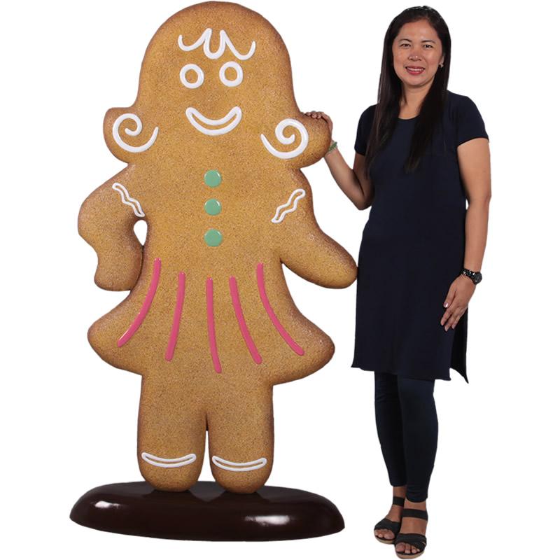 オブジェ ジンジャーブレッド ウーマン インテリア イベント ディスプレイ Gingerbread Woman_5