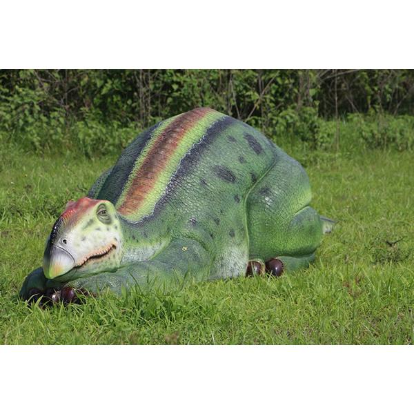 恐竜 オブジェ 眠るムッタブラサウルス ベンチ インテリア イベント ディスプレイ SLEEPING MUTTABURRASAURUSの画像