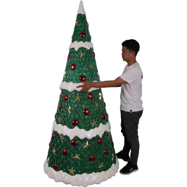 オブジェ 大きなクリスマスツリー 213cm インテリア イベント ディスプレイ Christmas Tree 7ft.の画像