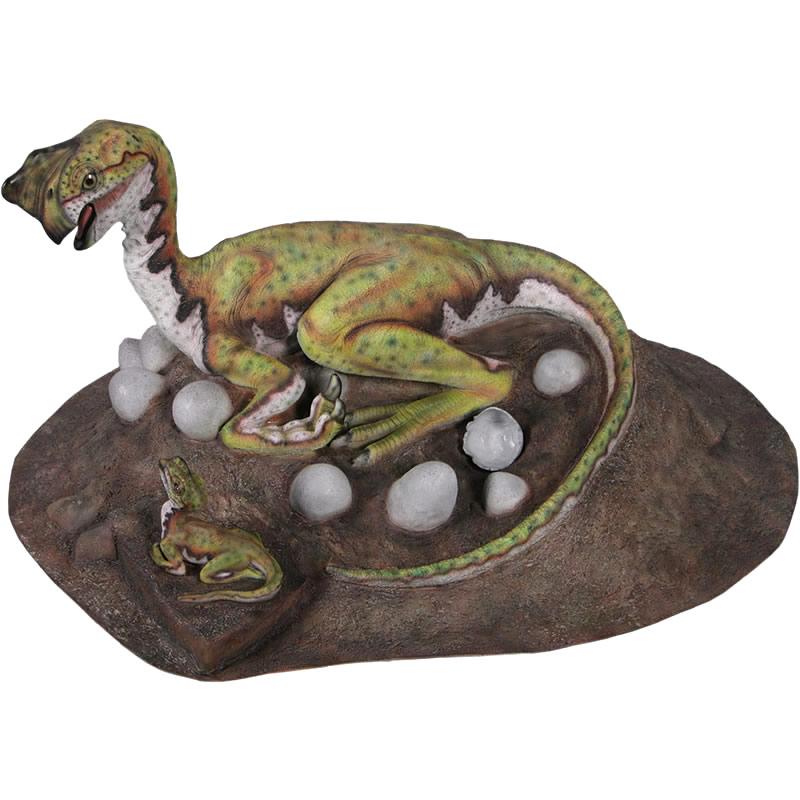 恐竜 オブジェ オヴィラプトル インテリア イベント ディスプレイ Oviraptor Nest_8