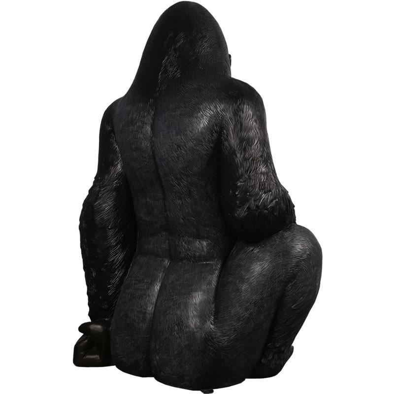 動物 オブジェ シルバーバック ゴリラ インテリア イベント ディスプレイ Silverback Gorillaの画像