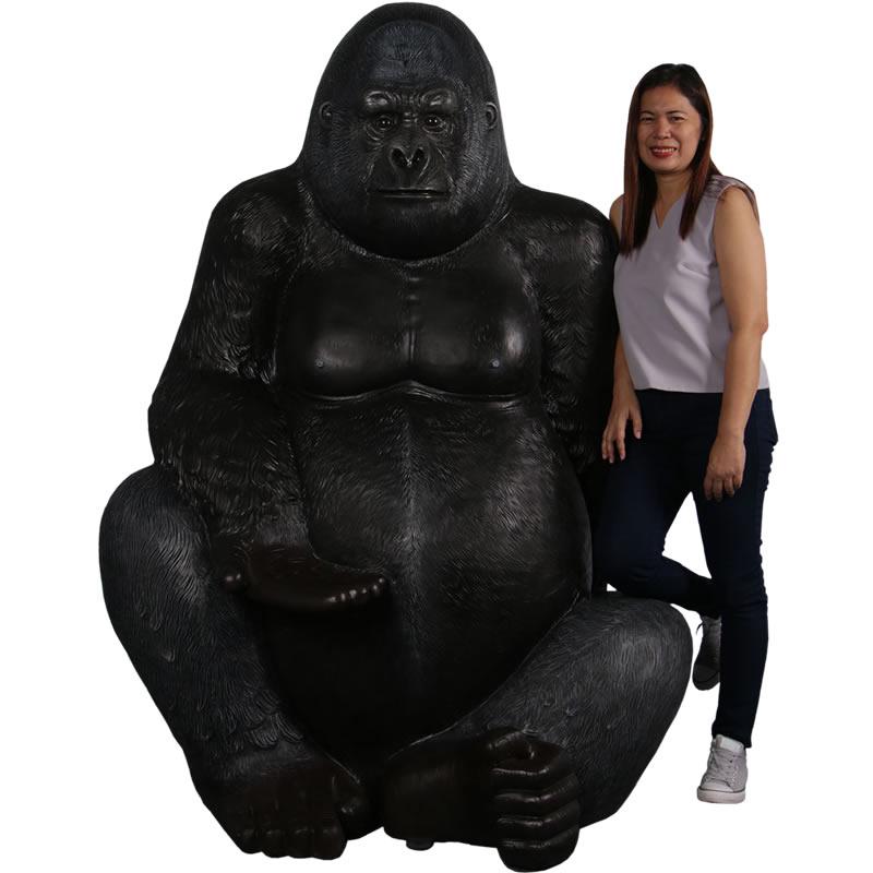 動物 オブジェ シルバーバック ゴリラ インテリア イベント ディスプレイ Silverback Gorillaの画像