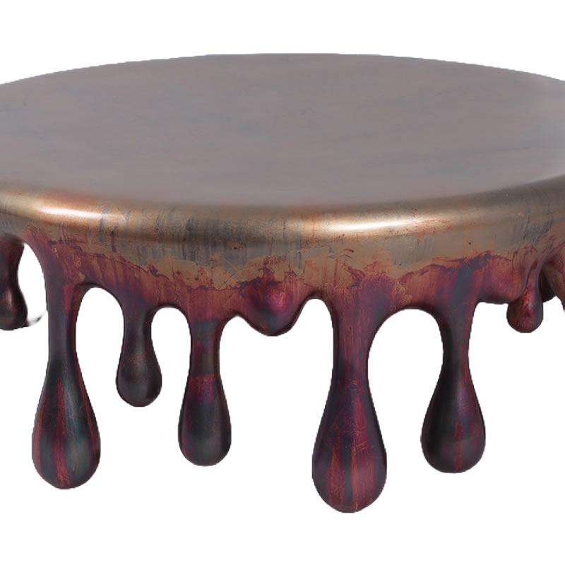 オブジェ したたる雫の丸いテーブル インテリア イベント ディスプレイ Drip Coffee Table Roundの画像