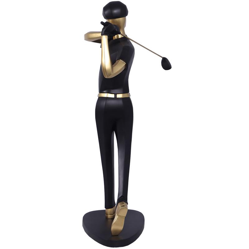 オブジェ ナイスショットゴルファー ゴールド インテリア イベント ディスプレイ Golfer_3