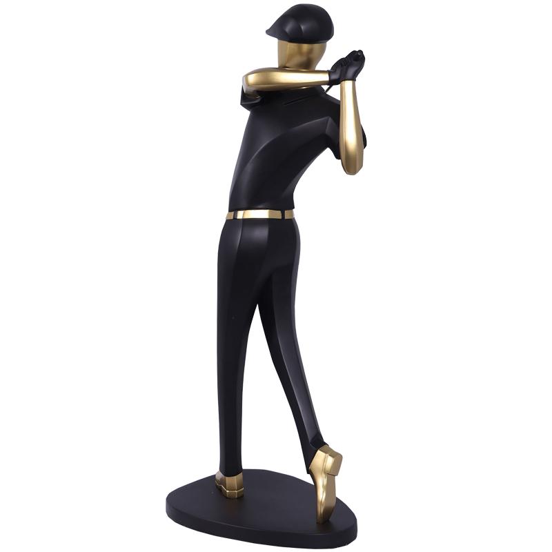 オブジェ ナイスショットゴルファー ゴールド インテリア イベント ディスプレイ Golfer_4