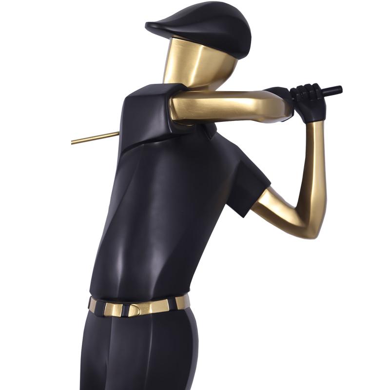 オブジェ ナイスショットゴルファー ゴールド インテリア イベント ディスプレイ Golfer_5