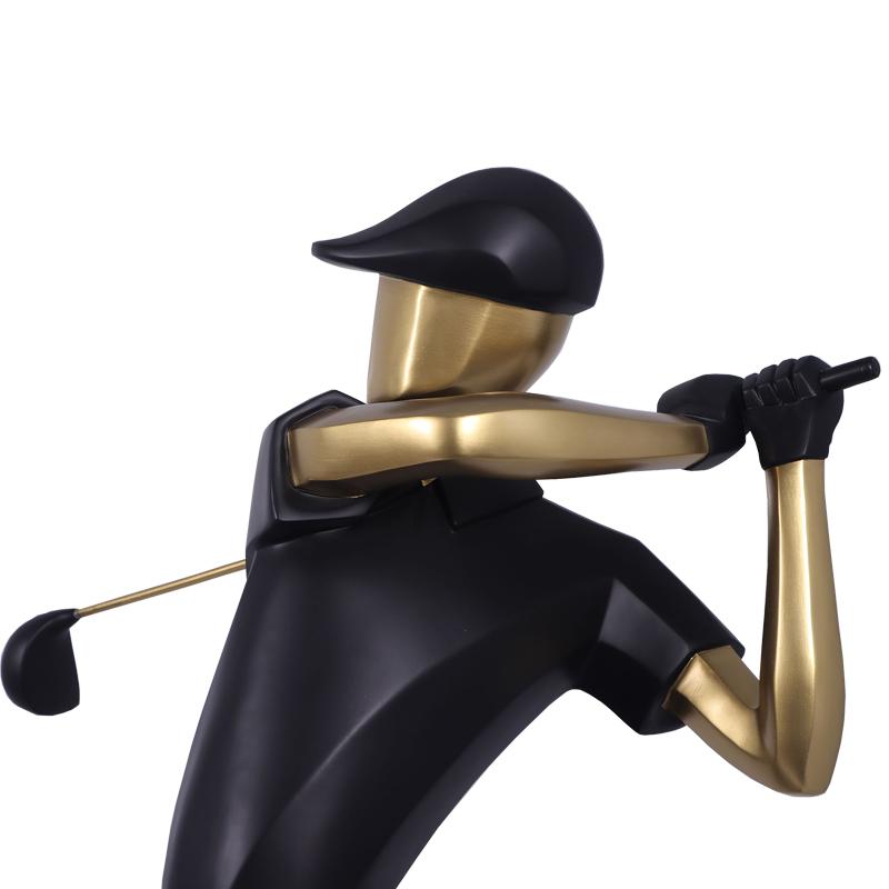 オブジェ ナイスショットゴルファー ゴールド インテリア イベント ディスプレイ Golfer_6
